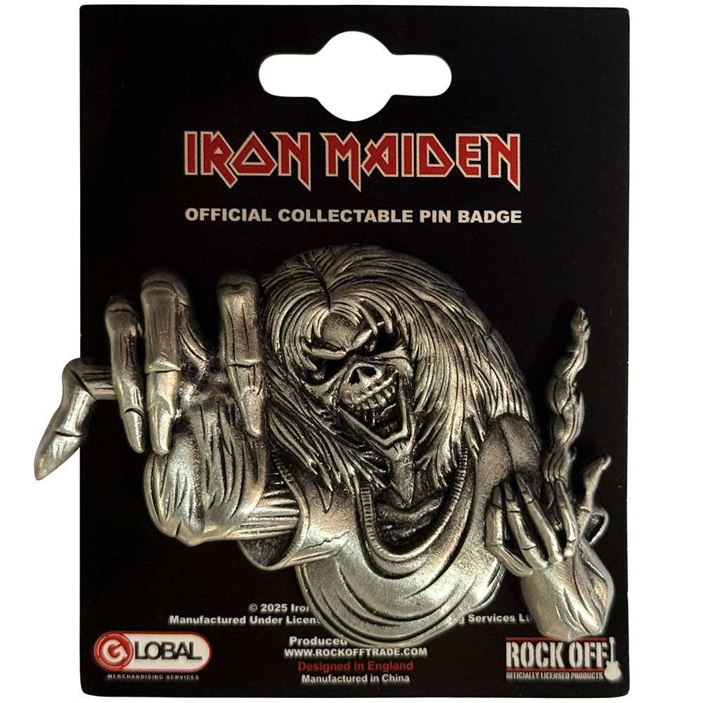 Iron Maiden - Number Of The Beast Eddie Pin - Zilverkleurig